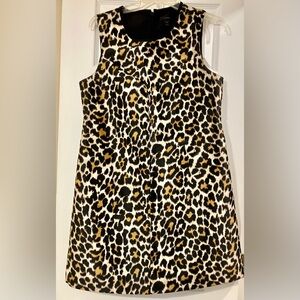 Leopard print dress, 10 Petite, sleeveless, above knee
